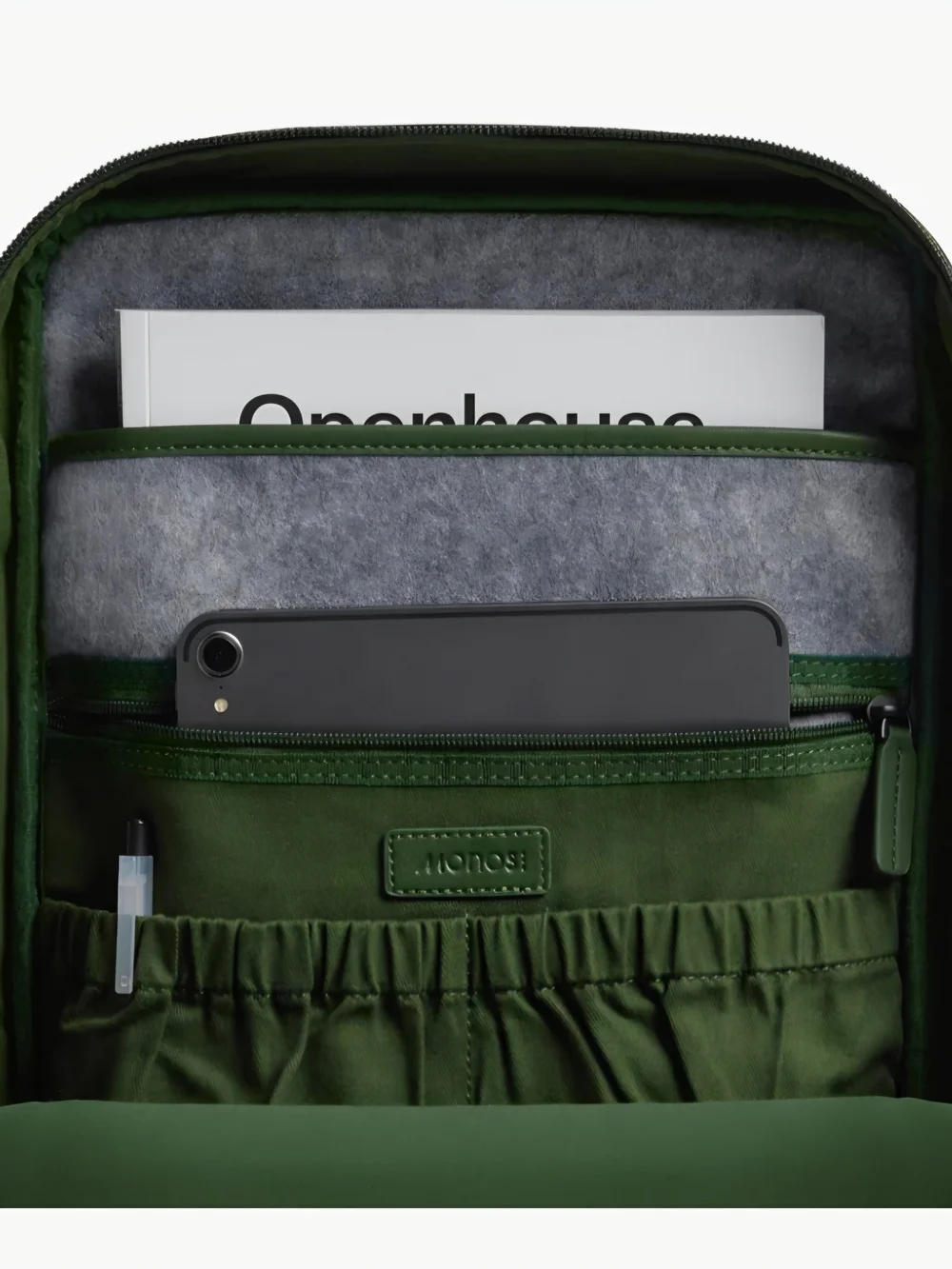 BRAND NEW! MONOS Juniper Green Backpack with Metro Kit